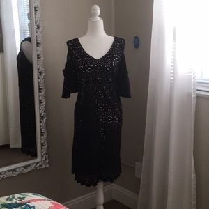 Ronni Nicole Size 14 black dress 👗